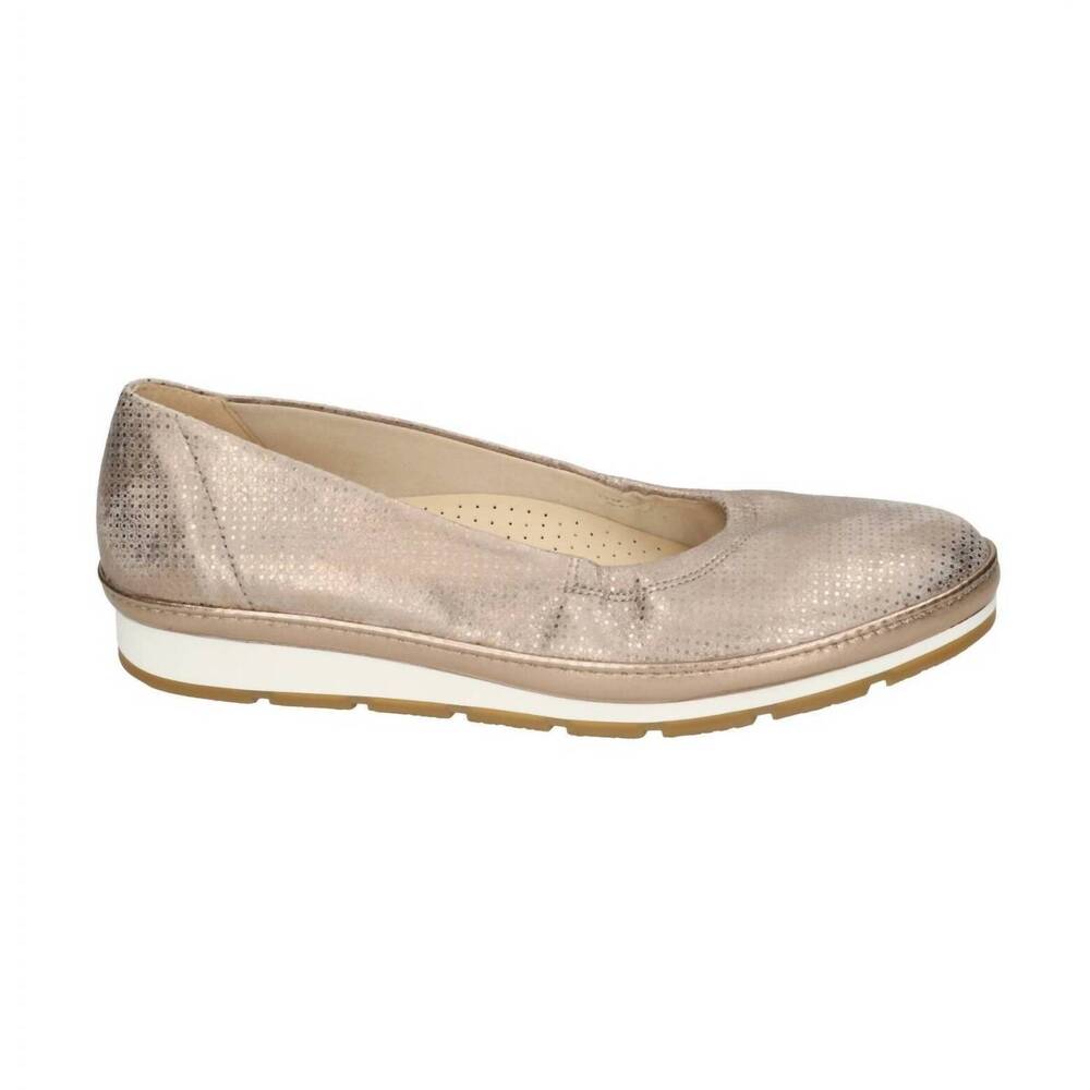 NEW GABOR women's florenza slip-on shoes in gold